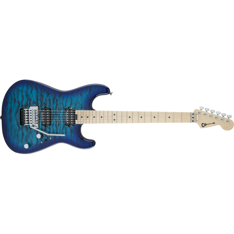 Charvel Pro Mod SD1 2H FR QM Chlorine Burst
