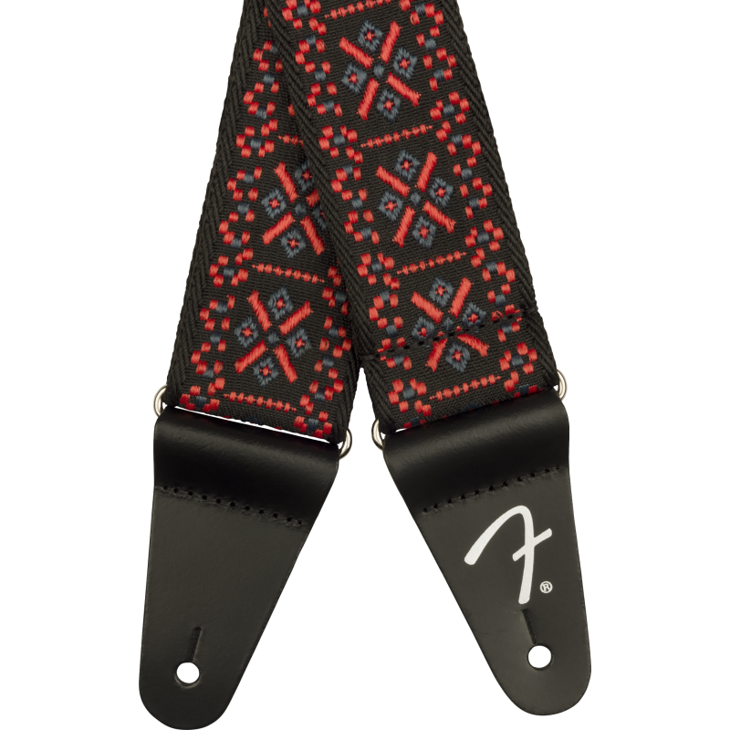 Fender Strap Pasadena Woven Lattice Red