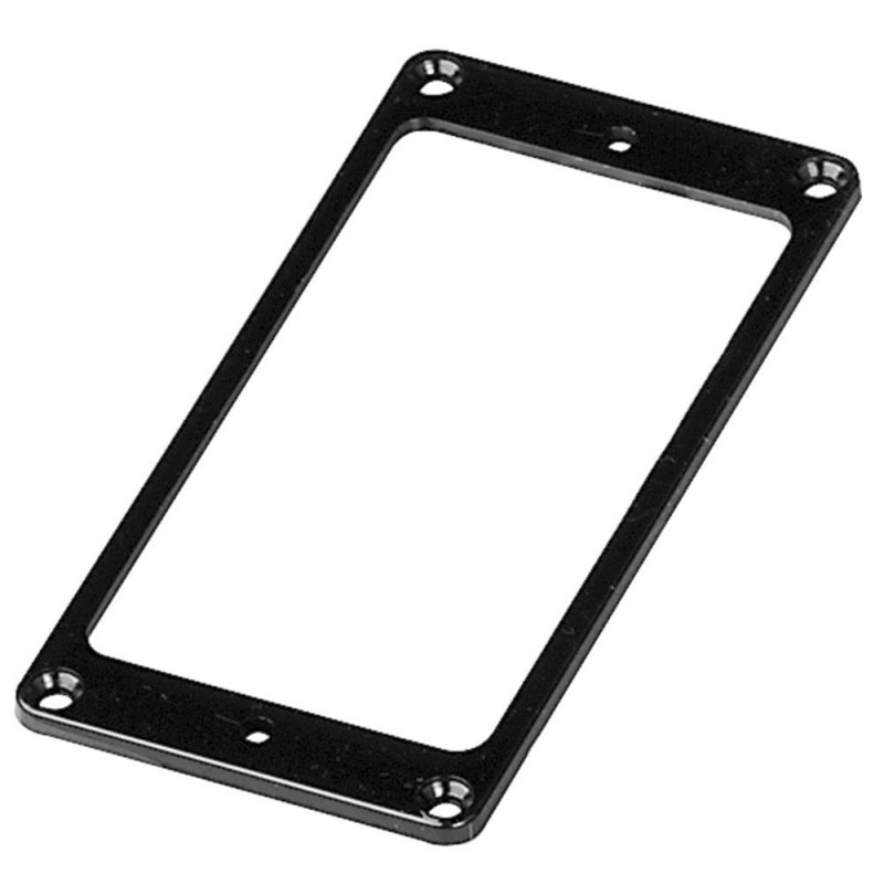 Partsland Flat Pickup Frame for Neck Guitar, Black