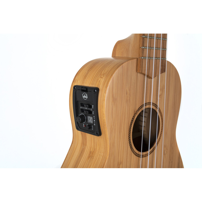 Gewa Ukelele Bamboo Kaleo Soprano Electrified