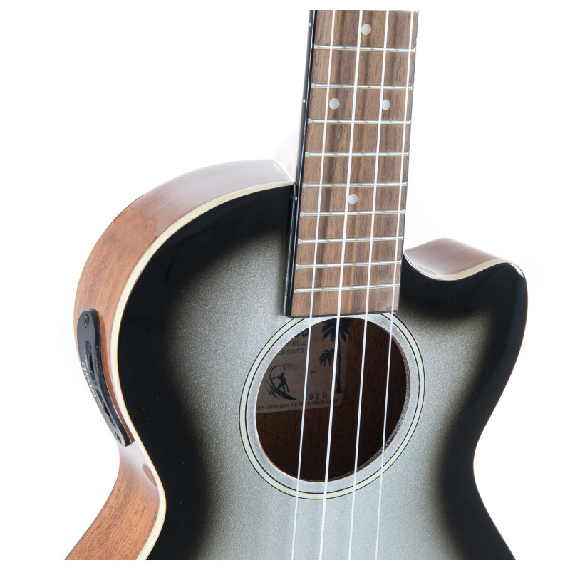Gewa Ukelele R-TE-CE Silver Tenor Electrificado