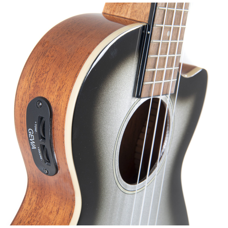 Gewa Ukelele R-TE-CE Silver Tenor Electrificado