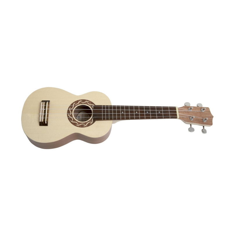 Gewa Soprano Ukulele Pro Natural Silver
