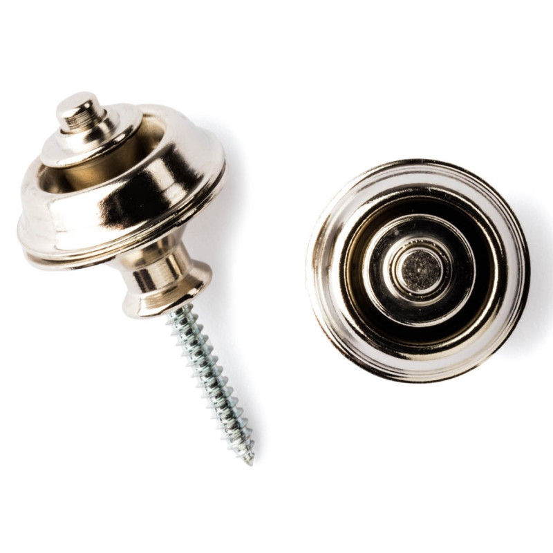 DUNLOP StrapLok Nickel Strap Lock