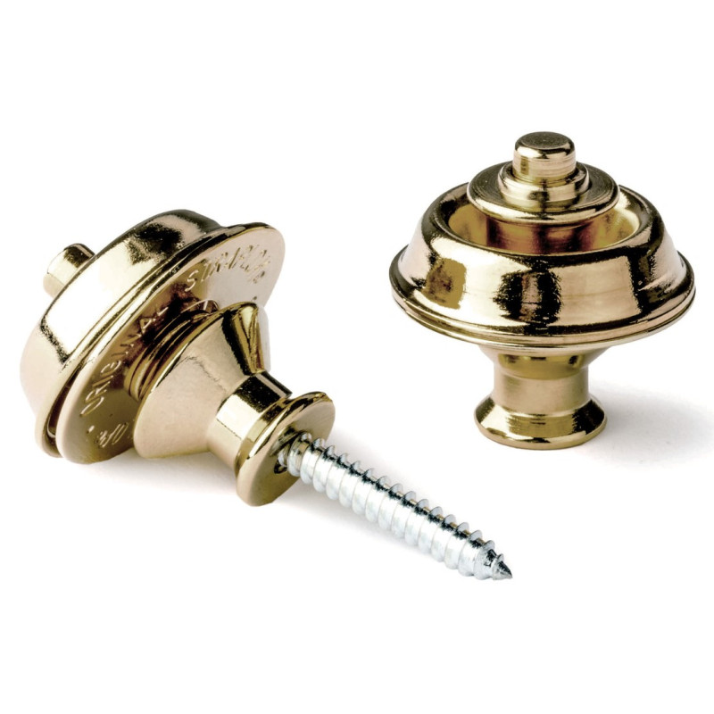 DUNLOP StrapLok Gold Strap Lock