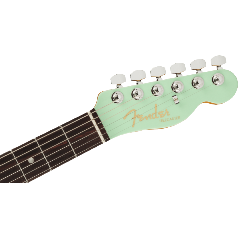 Fender American Ultra Luxe Telecaster RW Transparent Surf Green