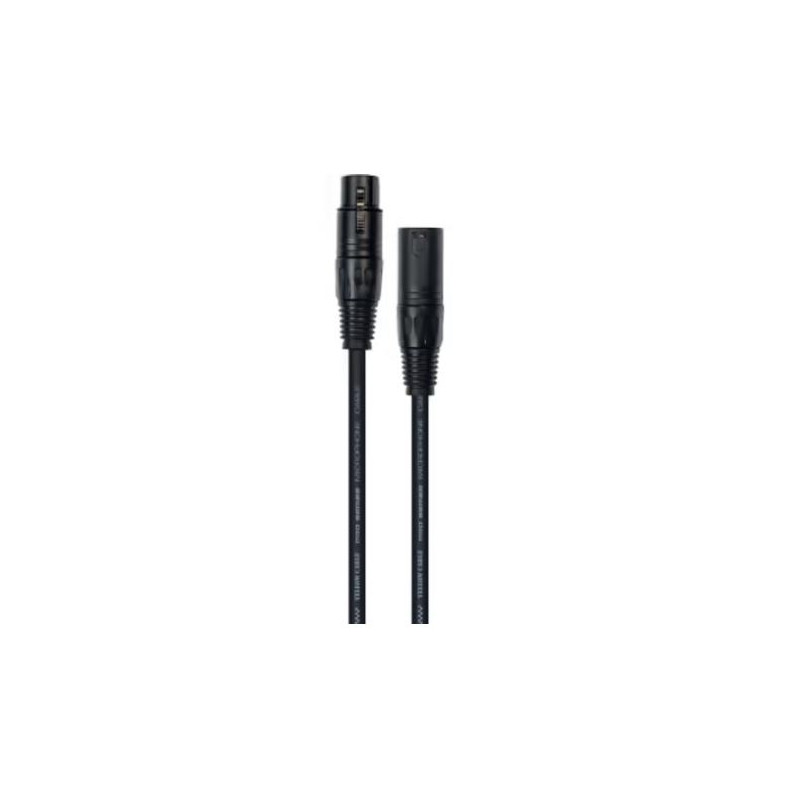 Yellow XLR to XLR Cable, 20 meters