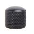Partsland Boton Selector Metalico Negro