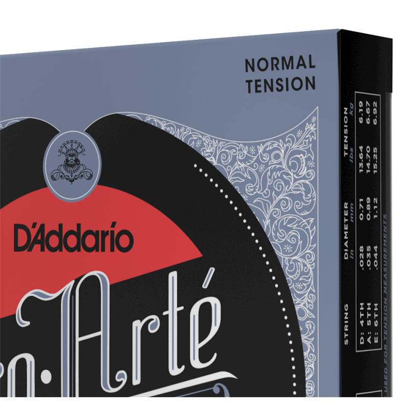 Daddario EJ45TT-3D Tension Normal Titanium
