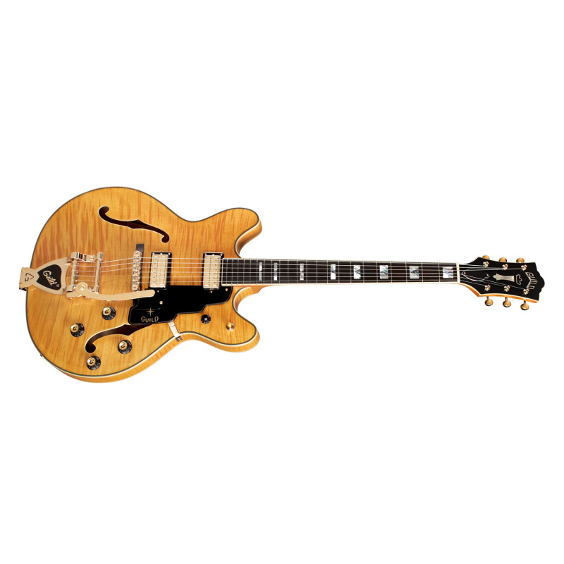 Guild Starfire VI Flame Maple Blonde