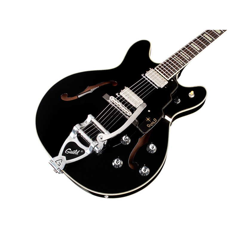 Guild Starfire V with Bigsby in Black