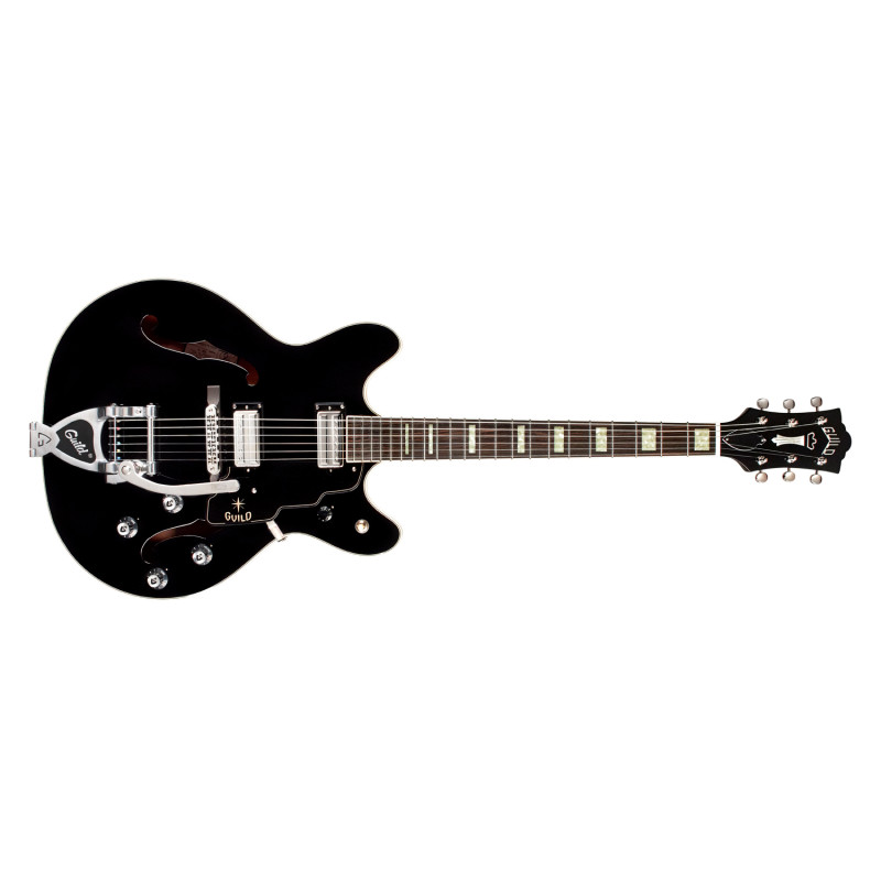 Guild Starfire V with Bigsby in Black