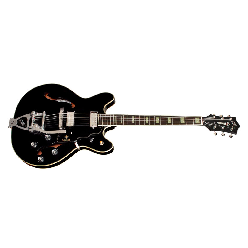 Guild Starfire V with Bigsby in Black