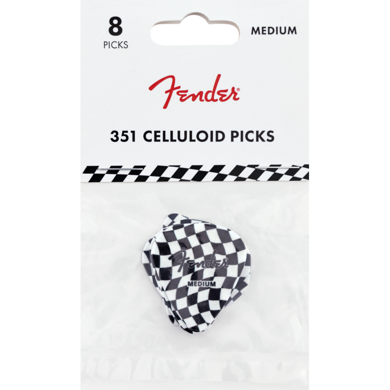 Fender 351 Celluloid Checkerboard