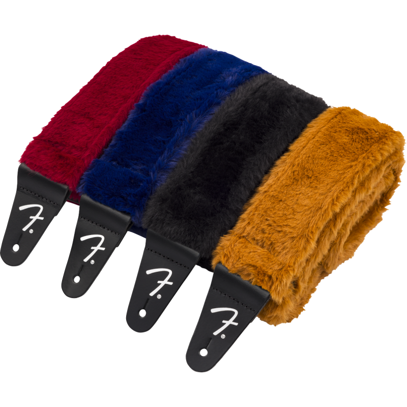 Fender Strap Poodle Plush Black