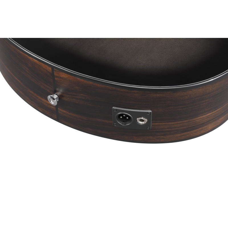 Ibanez AAM70CE Transparent Charcoal Burst