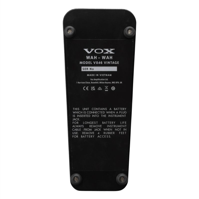 Vox V846 Vintage Wah Pedal