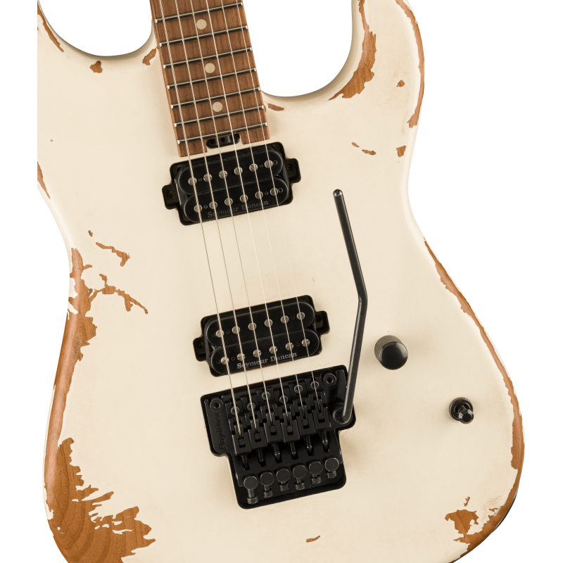Charvel Pro Mod Relic SD1 HH FR White
