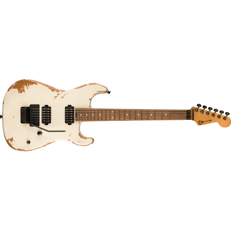 Charvel Pro Mod Relic SD1 HH FR White
