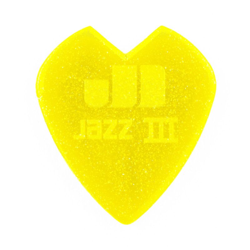 Dunlop Pack 6 Kirk Hammer Jazz III Yellow Glitter