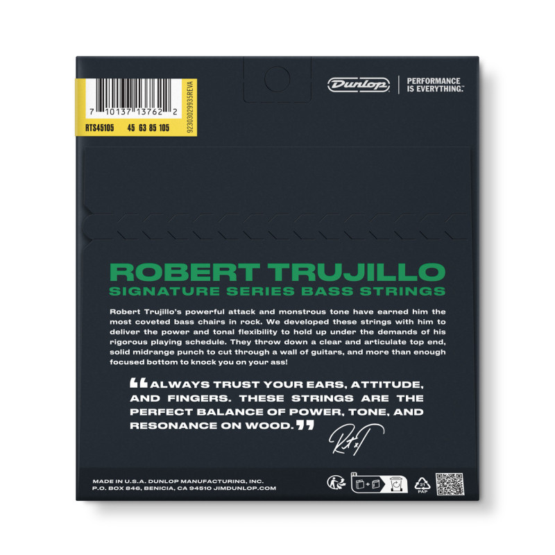 Dunlop 45-105 Steel Robert Trujillo Signature