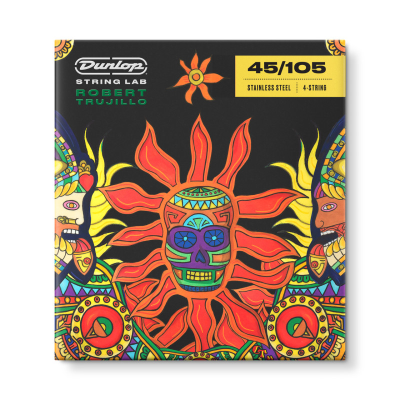 Dunlop Juego 45-105 Steel Robert Trujillo Signature