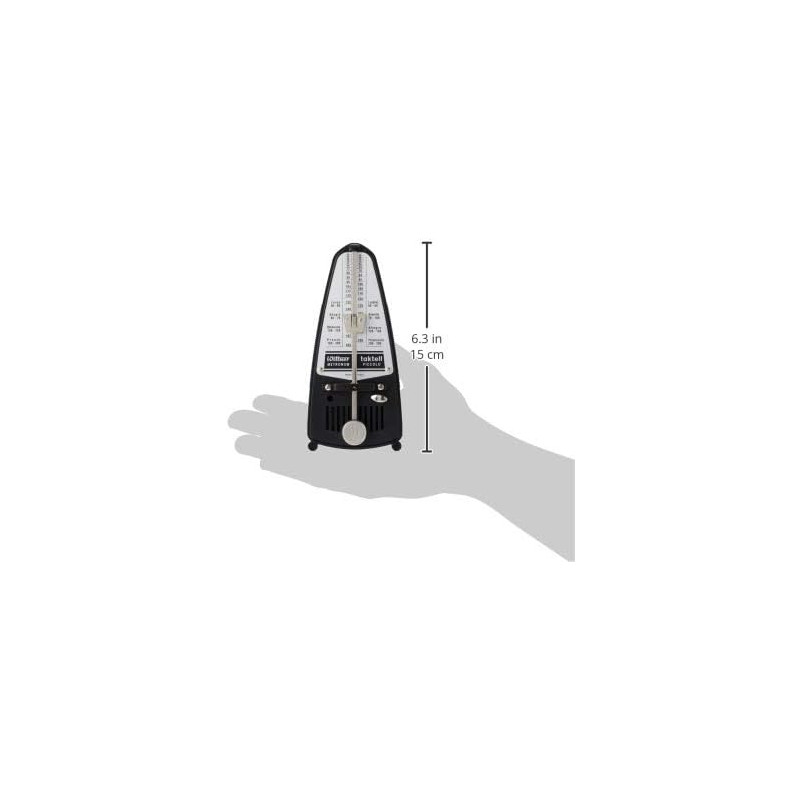 Piccolo Wittner Metronome Black MW836