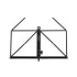 Admira MUS007 Black Music Stand