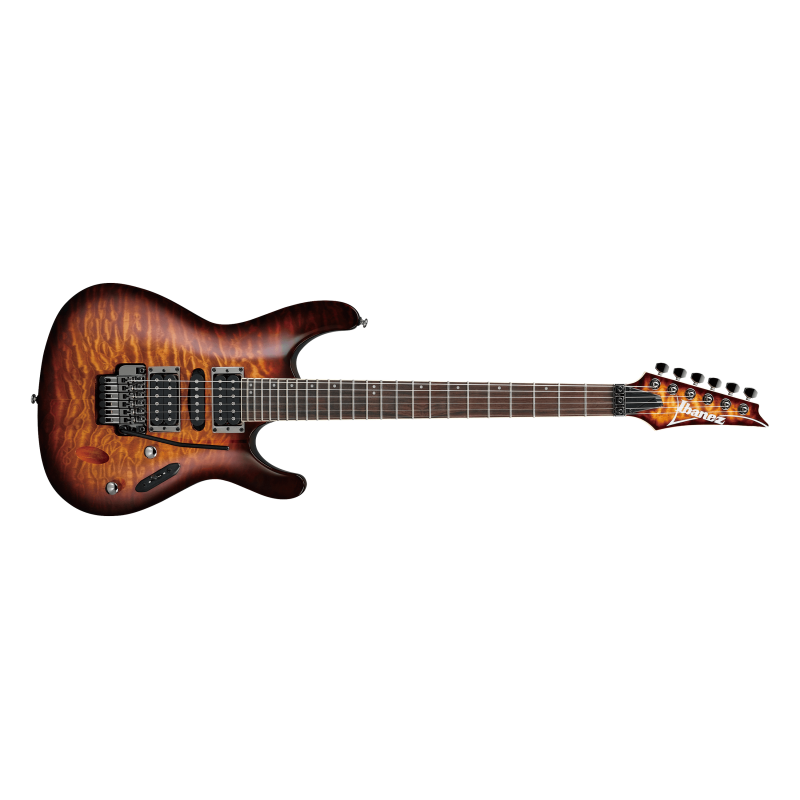 Ibanez USA Model S670QM-DEB Dragon Eye Burst