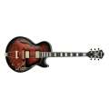 Ibanez AG95QA-DBS Dark Brown Sunburst