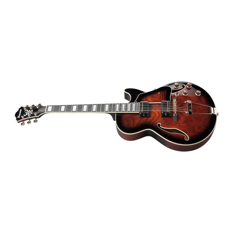 Ibanez AG95QA-DBS Dark Brown Sunburst