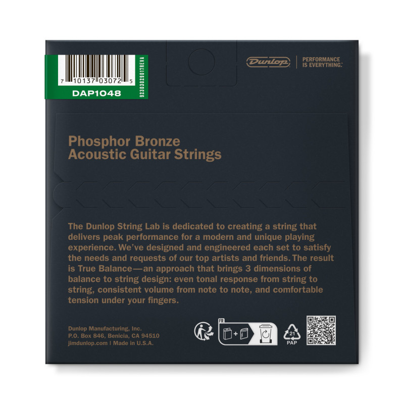 Dunlop 10-48 Phosphor Bronze