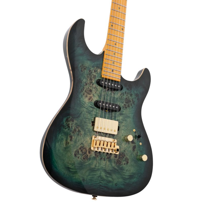 Larry Carlton S10 HSS Transparent Green
