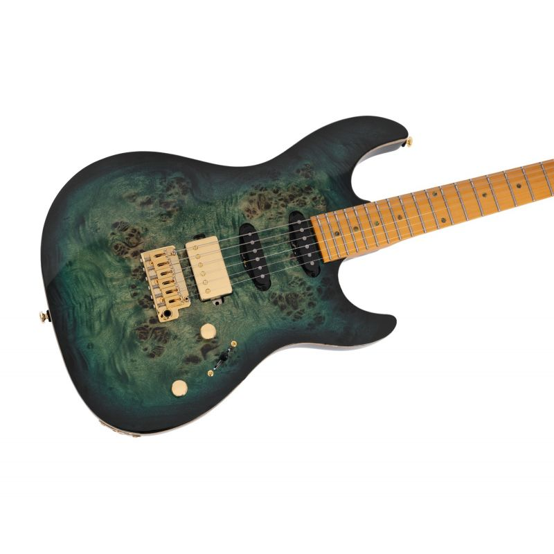 Larry Carlton S10 HSS Transparent Green