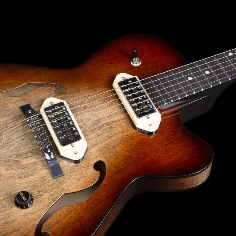 Godin 5th Avenue TL Vintage Burst with Gold Foil Pickup