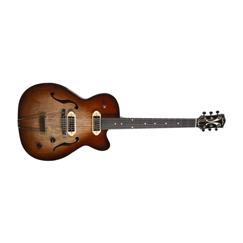 Godin 5th Avenue TL Vintage Burst with Gold Foil Pickup