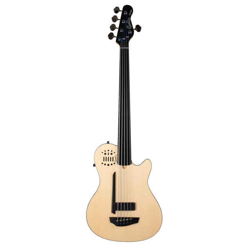 Godin A5 Ultra Natural Fretless Acoustic/Electric Bass