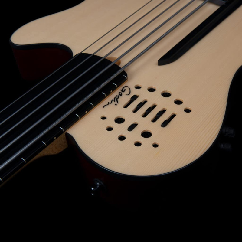 Godin A5 Ultra Natural Fretless Acoustic/Electric Bass