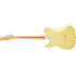 The Fender Player II Telecaster HH MN in Hialeah Yellow features a modern C-shaped neck profile for comfortable playability and