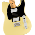 The Fender Player II Telecaster HH MN in Hialeah Yellow features a modern C-shaped neck profile for comfortable playability and