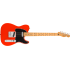 The Fender Player II Telecaster MN in Coral Red combines classic Telecaster design with modern features. With an alder body, map