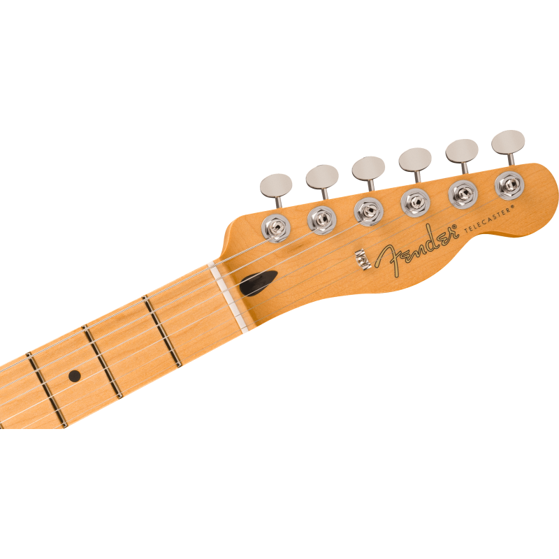 The Fender Player II Telecaster MN in Coral Red combines classic Telecaster design with modern features. With an alder body, map