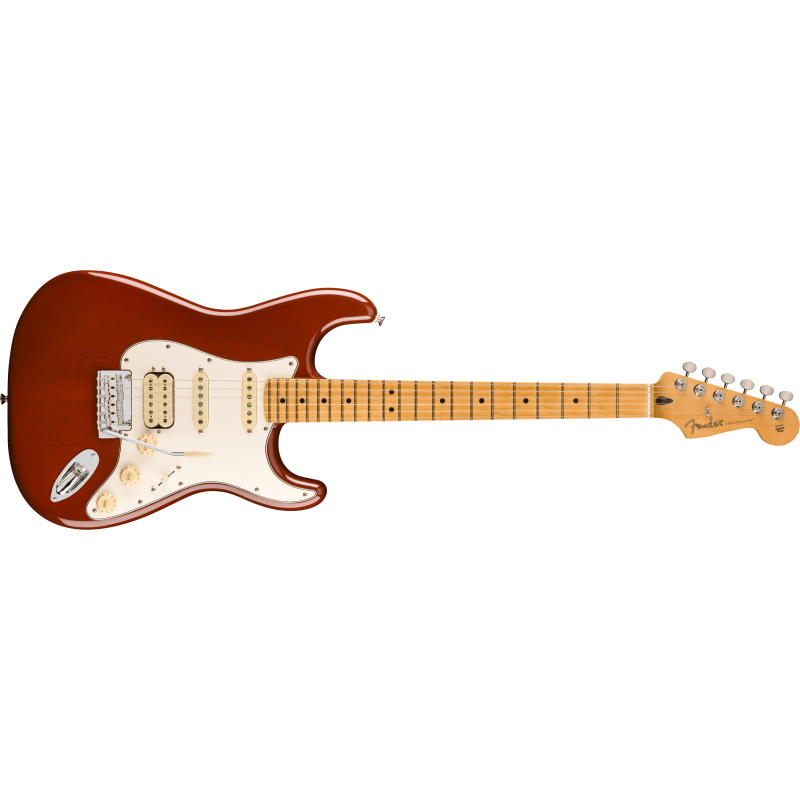 The Fender Player II Stratocaster HSS MN Transparent Mocha Burst
