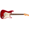 The Fender Player II Stratocaster HSS RW Transparent Cherry Burst combines classic Stratocaster style with modern features. The 