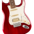 The Fender Player II Stratocaster HSS RW Transparent Cherry Burst combines classic Stratocaster style with modern features. The 