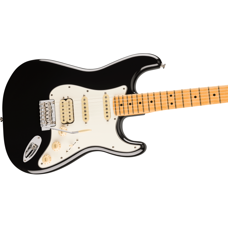 The Fender Player II Stratocaster HSS MN Black.