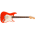 The Fender Player II Stratocaster HSS RW in Coral Red.