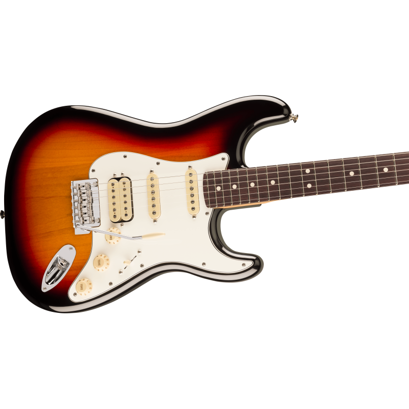 The Fender Player II Stratocaster HSS RW in 3 Color Sunburst.