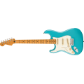 The Fender Player II Stratocaster MN LH in Aquatone Blue.