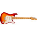 The Fender Player II Stratocaster MN in Aged Cherry Burst is a versatile electric guitar that combines classic style with modern